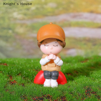 Knights House ของตกแต่งเค้กตัวการ์ตูนน่ารักๆรูปคู่รักรูปปั้นแอ็กชันประดับลูกโป่งอุปกรณ์ตกแต่งภายในรถยนต์สำหรับเป็นของขวัญเด็กผู้หญิง