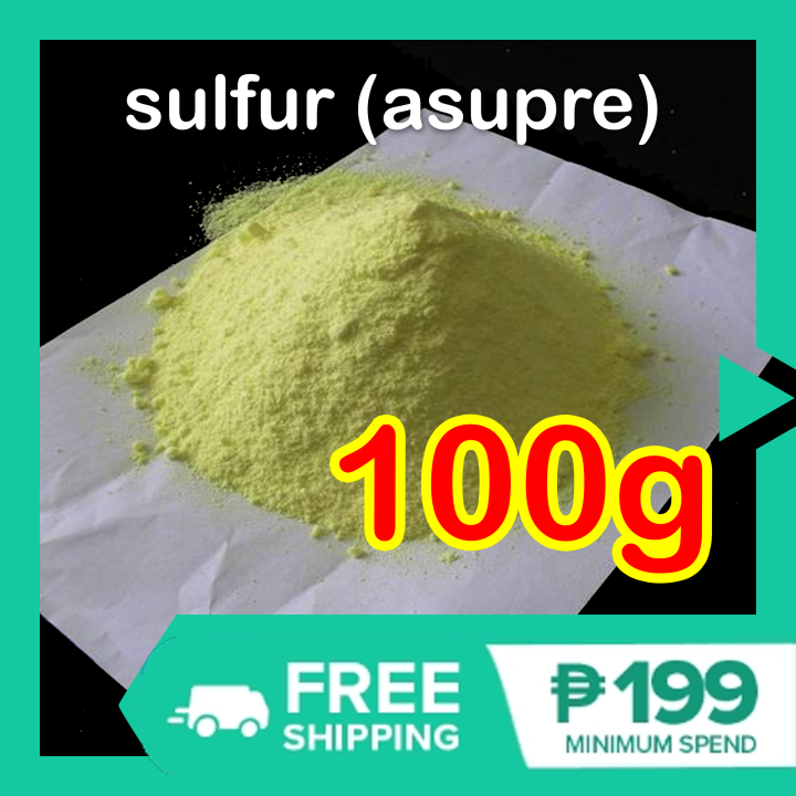 100g SULFUR POWDER Fungicide Powder for Plants Gardening Soil Dogs Pets