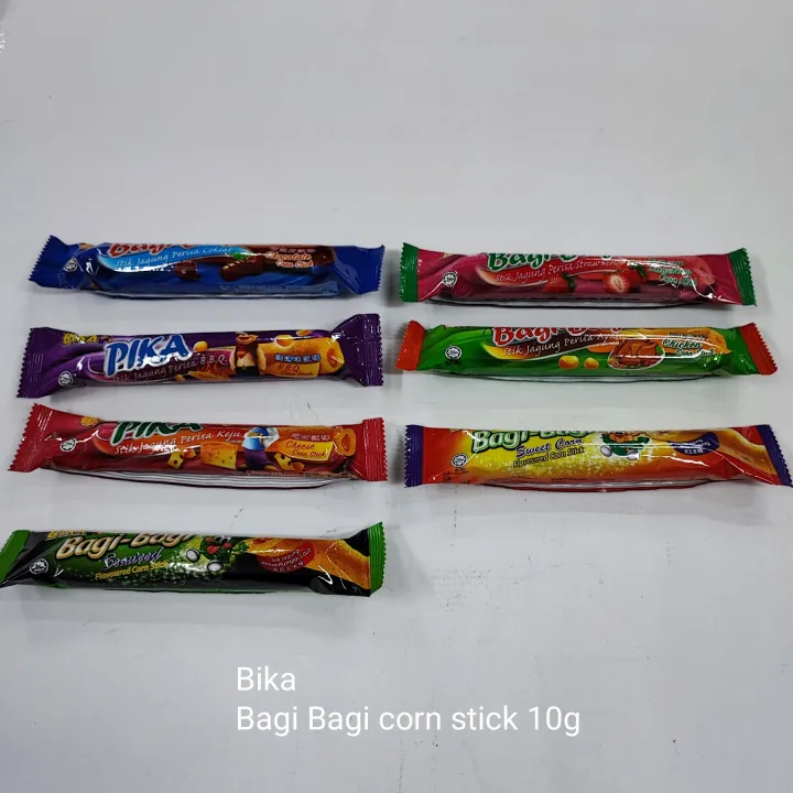 Bika Bagi Bagi Assorted Corn Stick 10g X 40's | Lazada