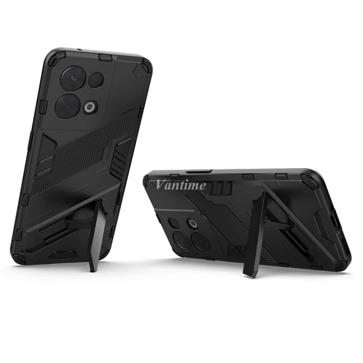 Vantime for OPPO Reno8 5G Case Kickstand Camera Protector Shockproof Armor Case Heavy Duty Hard Casing
