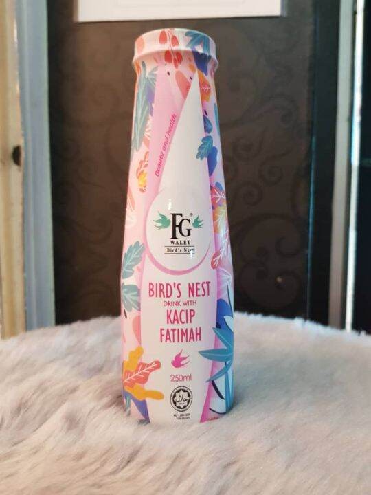 FG WALET BIRD'S NEST DRINK WITH KACIP FATIMAH 250ML Lazada