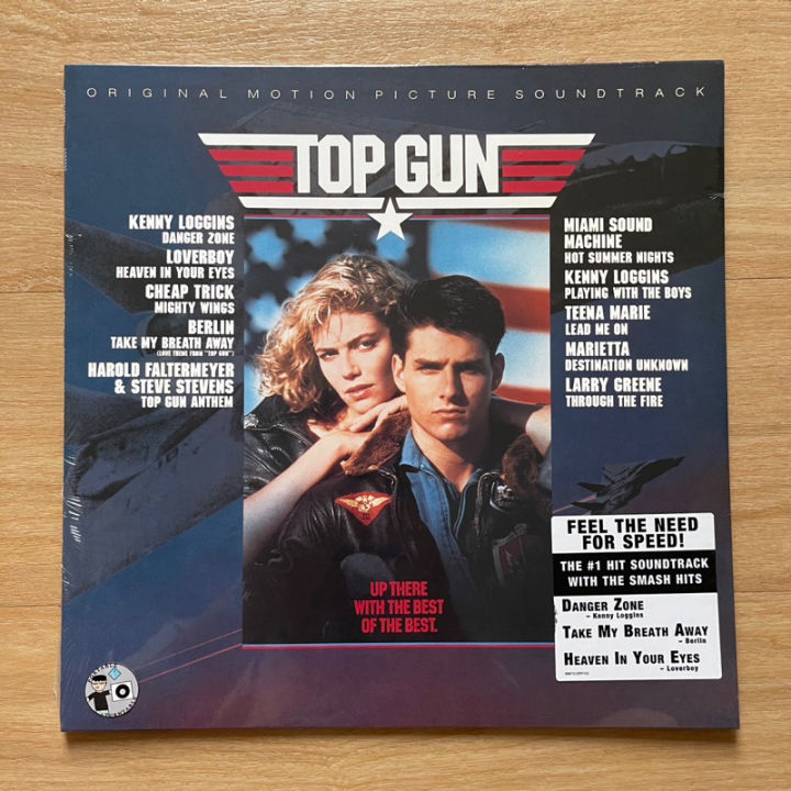 แผ่นเสียง-top-gun-original-motion-picture-soundtrack-vinyl-lp-album-reissue-usa-มือหนึ่ง-ซีล