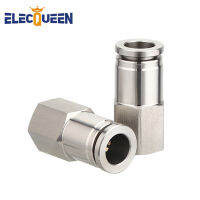 ข้อต่อสวมเร็วข้อต่อเกลียวตัวผู้716 "&amp; เชื่อมต่อ OD 8Mm Tube Push In Pneumatic Quick Joint,Stainless Steel Quick Connector