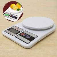 Electronic Kitchen Scale เครื่องชั่งน้ำหนักอาหาร 10,000 g รุ่น SF-400 (สีขาว)