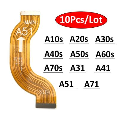 10ชิ้น/ล็อตตัวเชื่อมต่อเมนบอร์ดหลักแบบโค้งงอเหมาะสำหรับ Samsung Galaxy A10S A20S A30S A40S A50S A60S A70S A31 A41 A51 A71