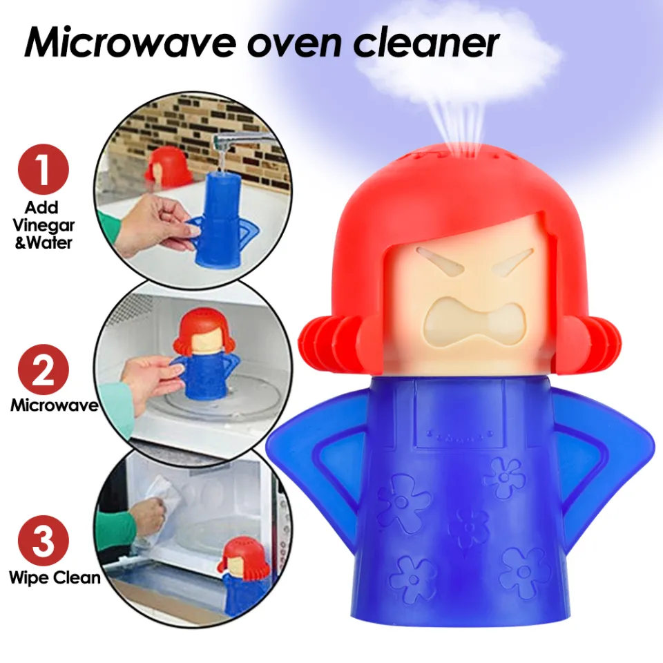 Kitchen Mama Microwave Cleaner Easily Cleans Microwave Oven Steam Cleaner  Appliances for Kitchen Refrigerator Cleaning