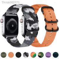 ◆ Nylon strap For Apple watch 8 7 6 5 4 3 SE 45mm 44mm 42mm 41mm 40mm 38mm Smart Watch Replacement Wristband For iWatch Ultra 49mm