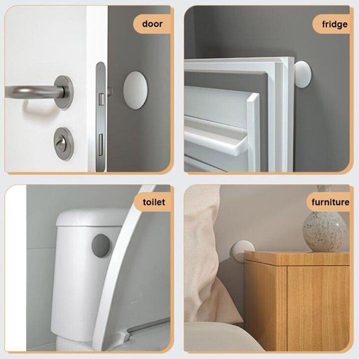 1pcs-silicone-door-stopper-self-adhesive-anti-collision-pad-refrigerator-cabinet-door-handle-mute-protection-pad-wall-protector-decorative-door-stops