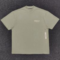 完全正确FOG fear of god essential flock logo t-shirt tee短袖2022