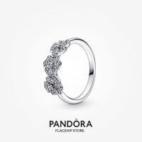 Official Store Pandora Triple Pansy Flower Ring