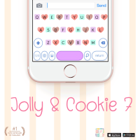 Jolly &amp; Cookie 7 Keyboard Theme⎮(E-Voucher) for Pastel Keyboard App