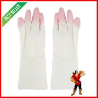 ถุงมือ PVC SHALDAN SIZE M สีขาว/ชมพูPVC GLOVES SHALDAN SIZE M WHITE/PINK **ของแท้100%**