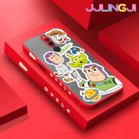 Jjlingji เคสสำหรับ Xiaomi Redmi 8 8A 8A Pro ลายการ์ตูนบัซใหม่แผ่นหลังฝ้าเคสกรอบซิลิโคนโปร่งใสกันกระแทกเคสมือถือรวมฝาครอบป้องกันเลนส์กล้องถ่ายรูปทั้งหมด