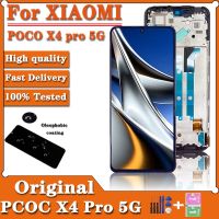 ต้นฉบับ6.67 เหมาะสำหรับ Xiaomi Poco X4 Pro 5G 2201116PG จอแสดงผล LCD สัมผัสขอบจอ Digitizer เหมาะสำหรับ Xiaomi Redmi Note 11E Pro LCD