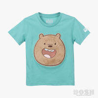 DOSH KIDS UNISEX T-SHIRTS WE BARE BEARS เสื้อยืดคอกลม แขนสั้น เด็กชาย-เด็กหญิง DBBBT5033-GE