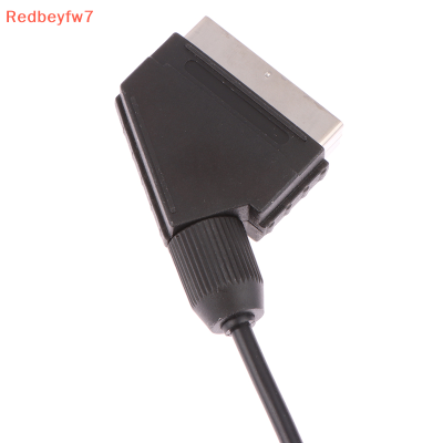 Re สายวิดีโอ1.8ม. 5.9ft SCART เคเบิล RGB สายเชื่อม20พินสำหรับ Sega สำหรับคอนโซลเกมดาวเสาร์