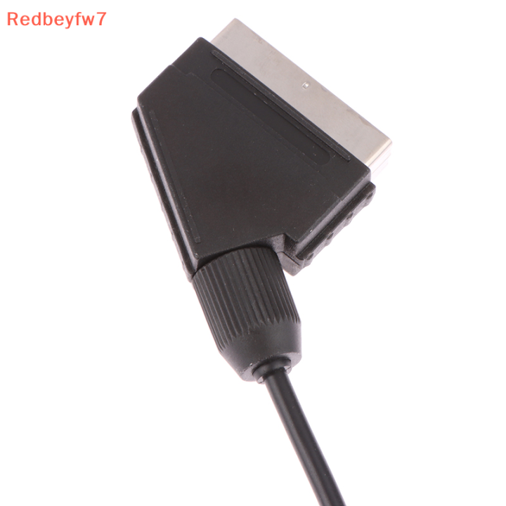 re-สายวิดีโอ1-8ม-5-9ft-scart-เคเบิล-rgb-สายเชื่อม20พินสำหรับ-sega-สำหรับคอนโซลเกมดาวเสาร์