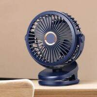 【YF】 Desktop Clip Fan 10000mAh Battery Powered Table Air Circulators Rechargeable Mini Baby with 4 Gears Wind Can Stand/Clip