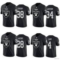 เสื้อกีฬาแขนสั้น ลายทีมชาติฟุตบอล Las Vegas Raiders NFL ชุดเหย้า สําหรับผู้ชาย