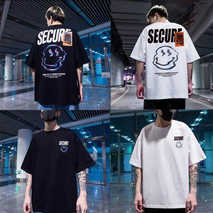 korea-mens-t-shirt-oversized-letters-printed-t-shirt-short-crew-neck-sleeve-t-shirt-couple-shirt