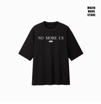 T-Shirt Over Size No more us Bean - Black