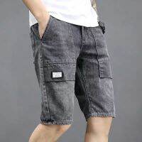 CODwumei04 【High Quality】Denim Shorts Men Summer Thin Casual Pants Men Plus Size Overalls Cargo Pants Seluar Pendek Denim Seluar Dalam 牛仔 短褲 工裝褲