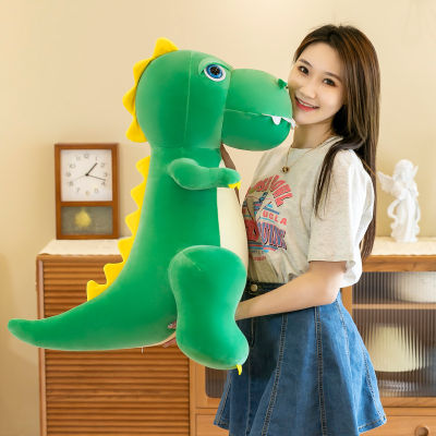 （HOT) ข้ามพรมแดนขายส่งไดโนเสาร์ตุ๊กตาของเล่นน่ารัก Tyrannosaurus Rex หมอนตุ๊กตา Ragdoll ของขวัญวันเกิดใหม่