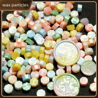 Pearlescent ผสมสี Fire Paint Seal Wax Grains ซองจดหมายปิดผนึกพิเศษ Fire สีพิมพ์บัญชีมือ DIY Handmade ของขวัญ