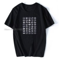 Men T Shirt Travel Icon T-shirt Travel Guide 40 Icons T Shirt 2-rt Women Tshirt Men Fashion Cotton Tshirt Anime Tees Harajuku