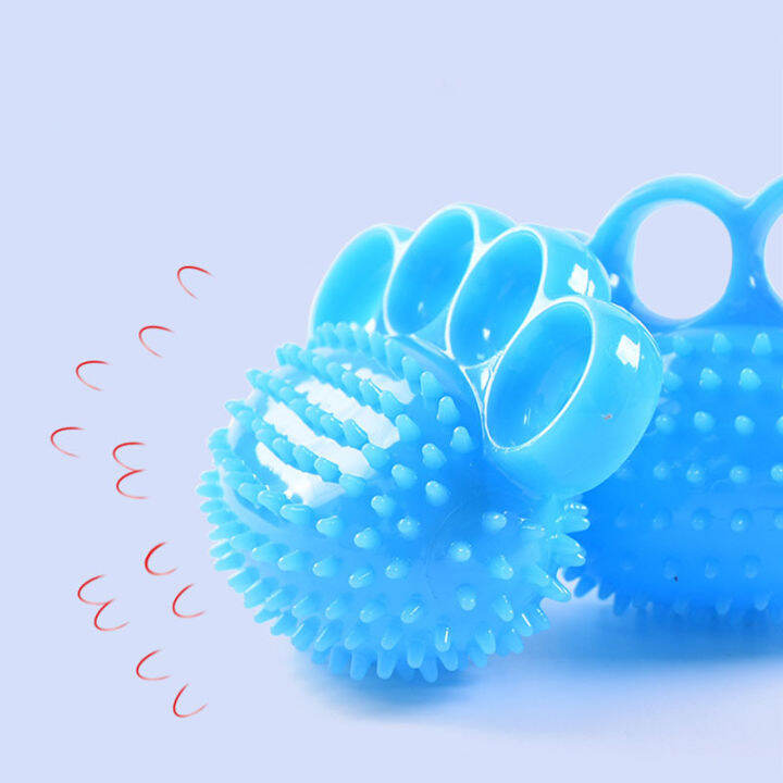 ramola-ลูกบอลกายบำบัด-spiky-massage-balls-for-back-muscles-and-hand-strengthener-ลูกบอลบีบออกกำลังกายและลูกบอลบำบัดสำหรับนักกีฬา-กล้ามแขน-ลูกบอลสวมนิ้วมือสําหรับออกกําลังกายความแข็งแรงของนิ้วมือ