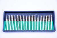RRT ชุดดอกเจียร์สายอ่อนหัวเพชร ขนาด3mm.30pc