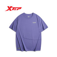 Xtep เสื้อแขนสั้นผู้ชาย,877229010073กีฬาแขนสั้นลำลองเข้ากับทุกชุด