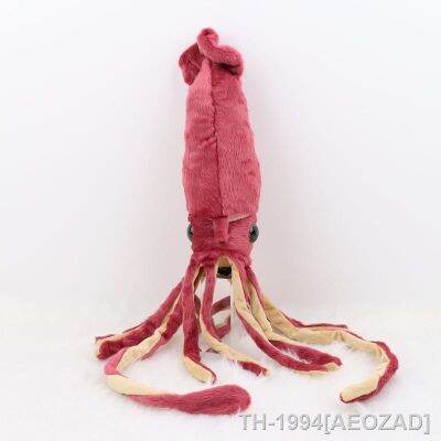 ■ AEOZAD Chocos fofos Brinquedos de pelúcia para decoração casa Squid Stuffed Toys bonecas animais marinhos gigantes 75cm