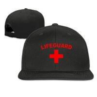 lifeguard guard life snapback and hats flat brim baseball cap black