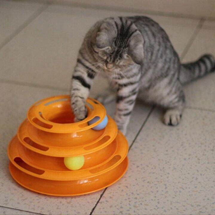 1pcs-funny-intelligence-triple-play-disc-pet-cat-toy-balls