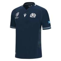 ? Rugby 2023 World Cup Scotland Home and Away Top Rugby Training Wear Mens Short Sleeve