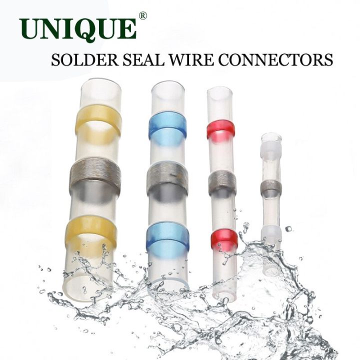10-20-30-50-100pcs-solder-seal-wire-connectors-3-1-heat-shrink-insulated-electrical-wire-terminals-butt-splice-waterproof-electrical-circuitry-parts