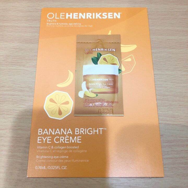 Olehenriksen banana bright eye creme ole henriksen banana eye cream