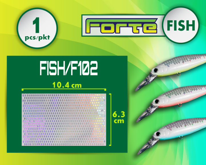 FISH 102 เกล็ดปลาสำหรับติดเหยื่อ  168-FISH/F102