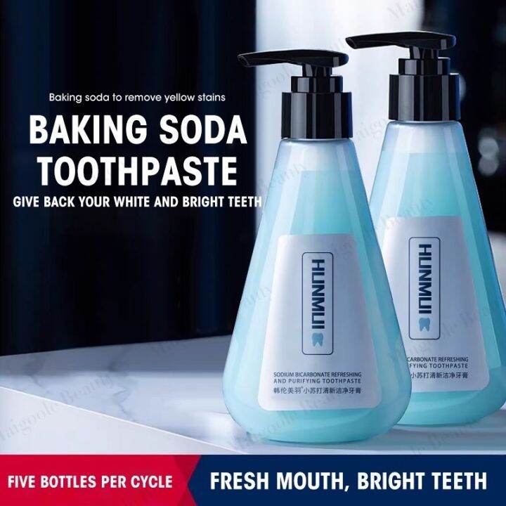 Hunmui Baking Soda Toothpaste Whiting Teeth Cleaning Oral Hygiene