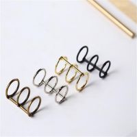 1pc Multi-Function Metal Spiral Rings Binder Clip Office Binding Supplies Albums Loose-Leaf Colorful Book Binder Hoops