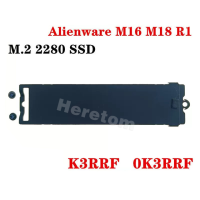 New LAPTOP M จ้า2 2280 PCI-E SSD SHIELD Caddy สำหรับ R1 M18 R1 NVMe SSD HDD heazink cket 0K RR3F