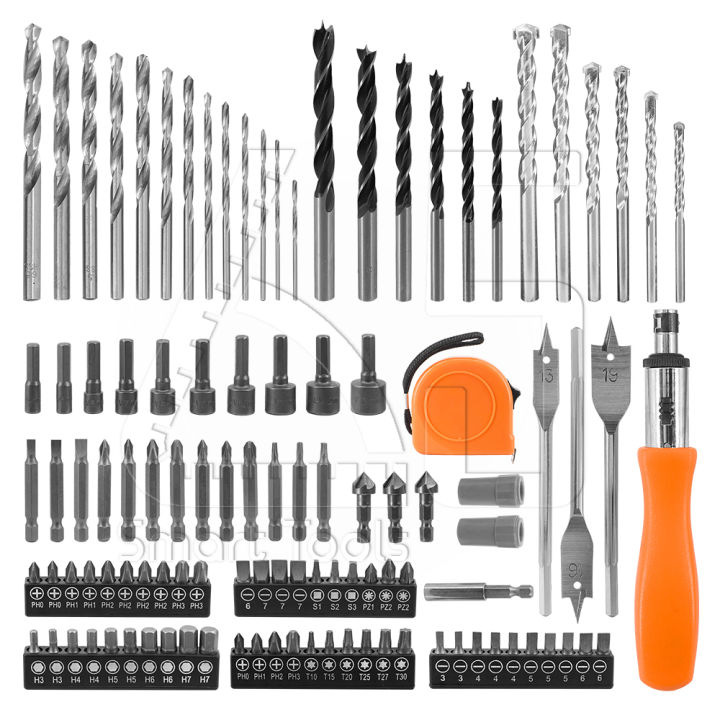 inntech-ชุดดอกสว่าน-เจาะปูน-ไม้-เหล็ก-110-ชิ้น-v-series-combination-drill-bits-for-metal-masonry-wood-ดอกสว่านเจาะปูน-ดอกสว่านเจาะไม้-ดอกสว่านเจาะเหล็ก-ดอกสว่านลูกบล็อก-ดอกสว่านใบพาย-ดอกสว่าน-ชุดดอกสว