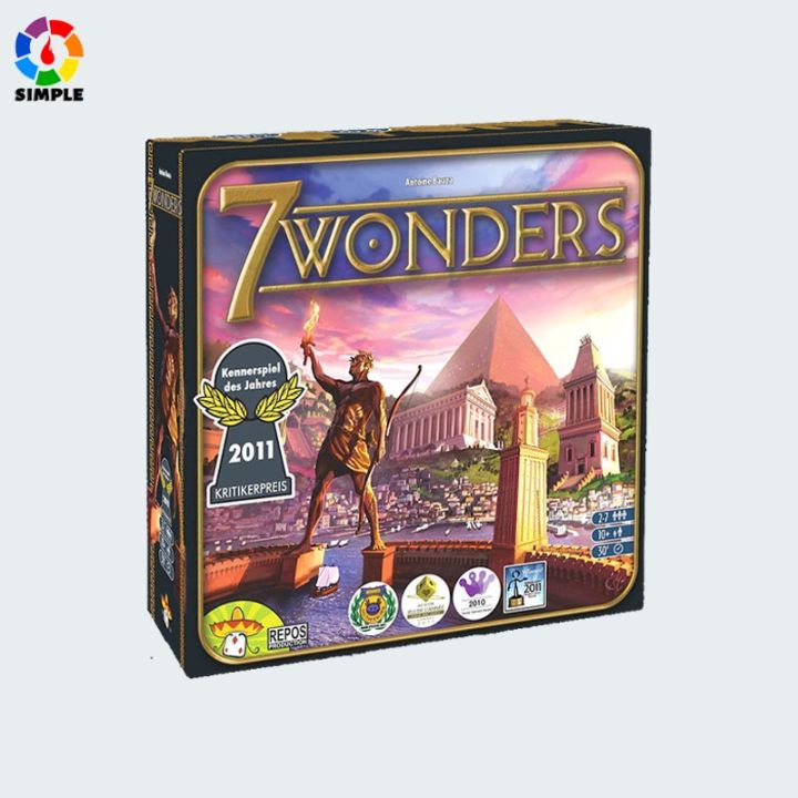 บอร์ดเกม-7-wonders-7-สิ่งมหัศจรรย์-ภาษาอังกฤษ