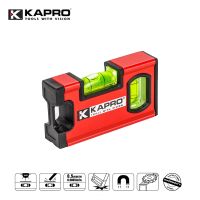 Kapro 10/20cm Portable Magnetic Spirit Level High Precision Aluminum Construction Leveling Tool Measurement Bubble Level Gauge