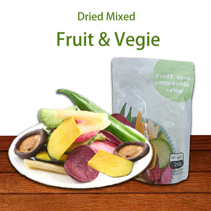 Organic Dried mixed fruits and veggies dried vegetables snacks