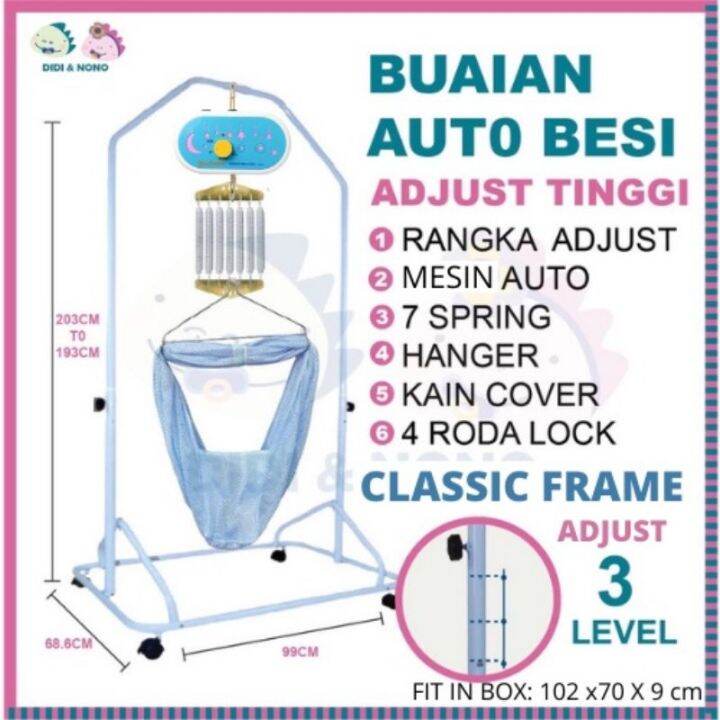 [Cod] Electric baby cradle good baby automatic electronic baby cradle