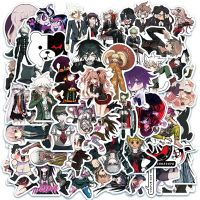 hotx【DT】 10/30/50Pcs/Set Danganronpa stickers for children kids guitar cans Laptop Fridge car pack set anime Suitcase