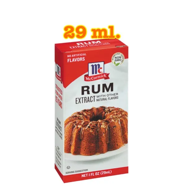 McCormick imitation Rum Extract กลิ่นรัม 29ml สินค้านำเข้าเเท้จาก