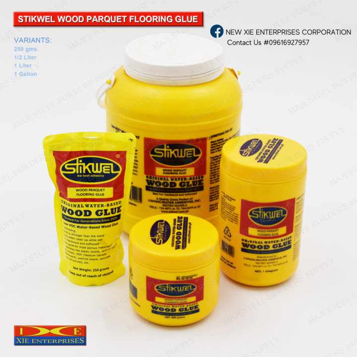 Stikwel Water Based Wood Glue (250G)Sachet *Wood Parquet Flooring Glue